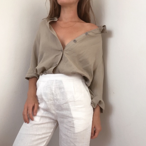 East 5th Tops - Vintage beach button-down